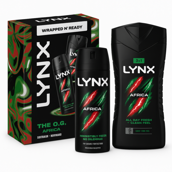 Lynx The O.G. Africa Duo Gift Set 2 piece