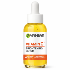 Garnier Vitamin C Brightening Serum for Face, with 4% Vitamin C, Niacinamide & Salicylic Acid, Brightens Skin, Reduces Dark Spots & Evens Skin Tone, Serum 30ml