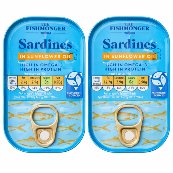 THE FISHMONGER Sardines In Sunflower Oil