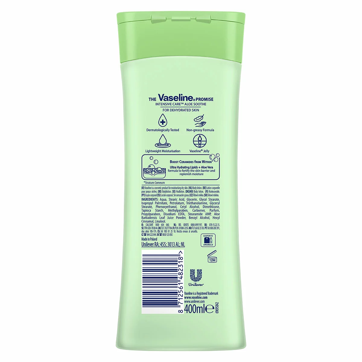 400ml Vaseline Aloe Soothe Lotion - Image 2