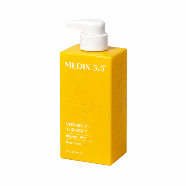 444 ml Medix 5.5, Body Cream, Vitamin C + Turmeric, 15 fl oz