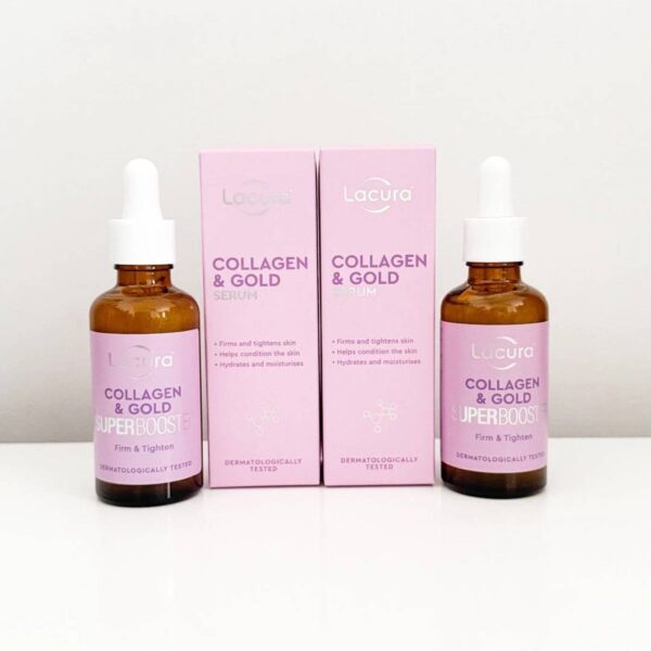 Super Booster Hyaluronic Acid, Vitamin C or Collagen & Gold Serum 30ml (Collagen & Gold)