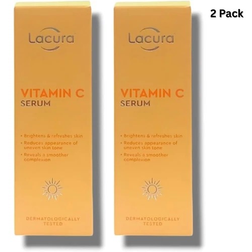 Lacura Face Serum Collection – Serums for Hydration, Brightening & Skin Conditioning, Dermatologically Tested (Vitamin C)